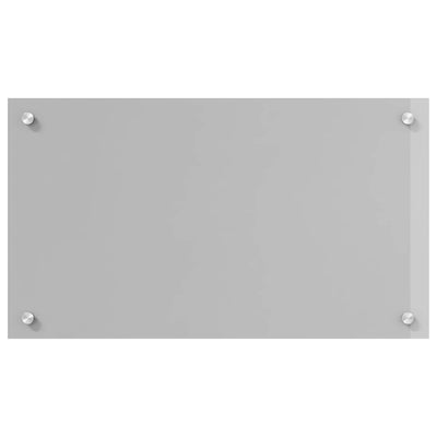 Vidaxxl crédence de cuisine gris clair 70 x 40 cm verre trempé