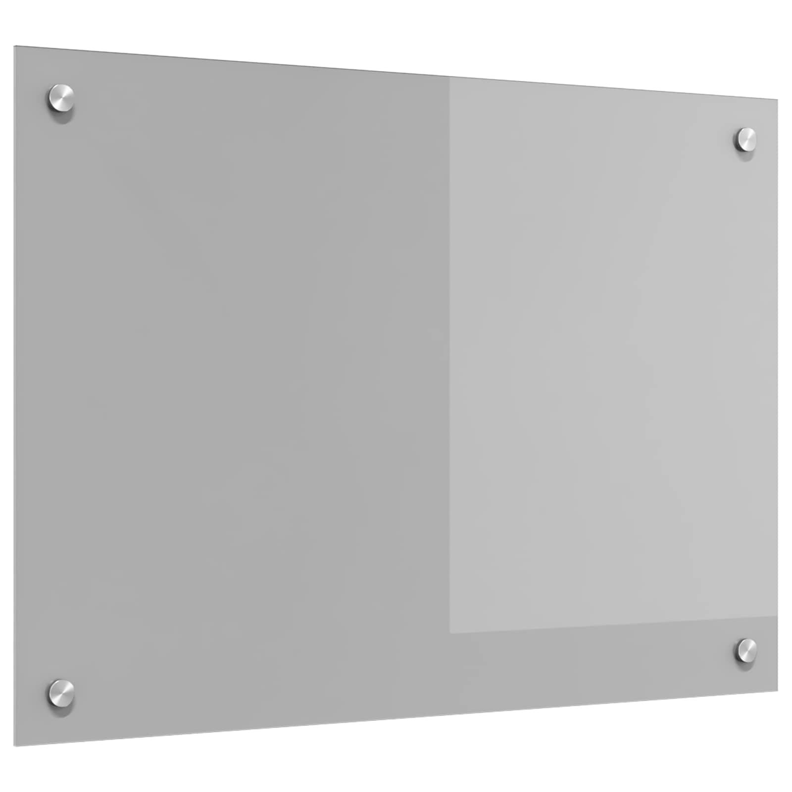 Vidaxxl crédence de cuisine gris clair 70 x 50 cm verre trempé