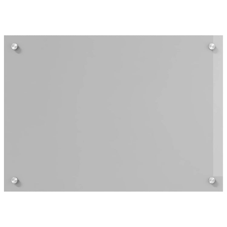 Vidaxxl crédence de cuisine gris clair 70 x 50 cm verre trempé