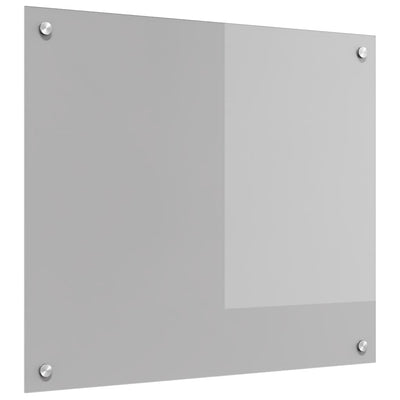 Vidaxxl crédence de cuisine gris clair 70 x 60 cm verre trempé