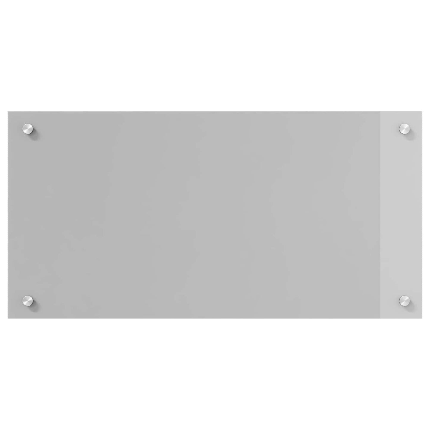Vidaxxl crédence de cuisine gris clair 80 x 40 cm verre trempé