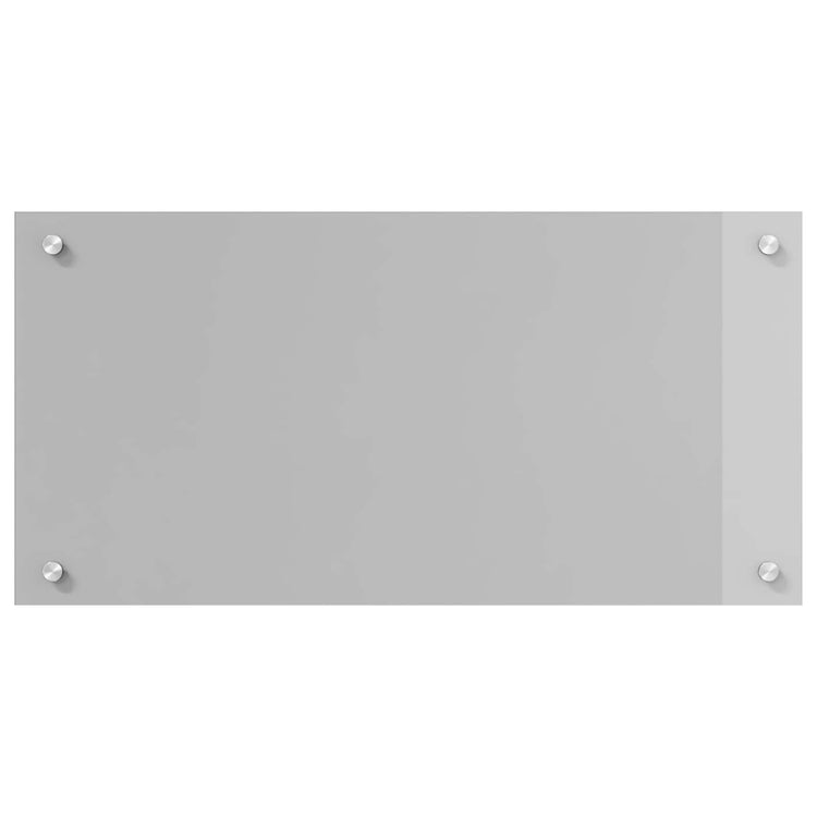 Vidaxxl crédence de cuisine gris clair 80 x 40 cm verre trempé