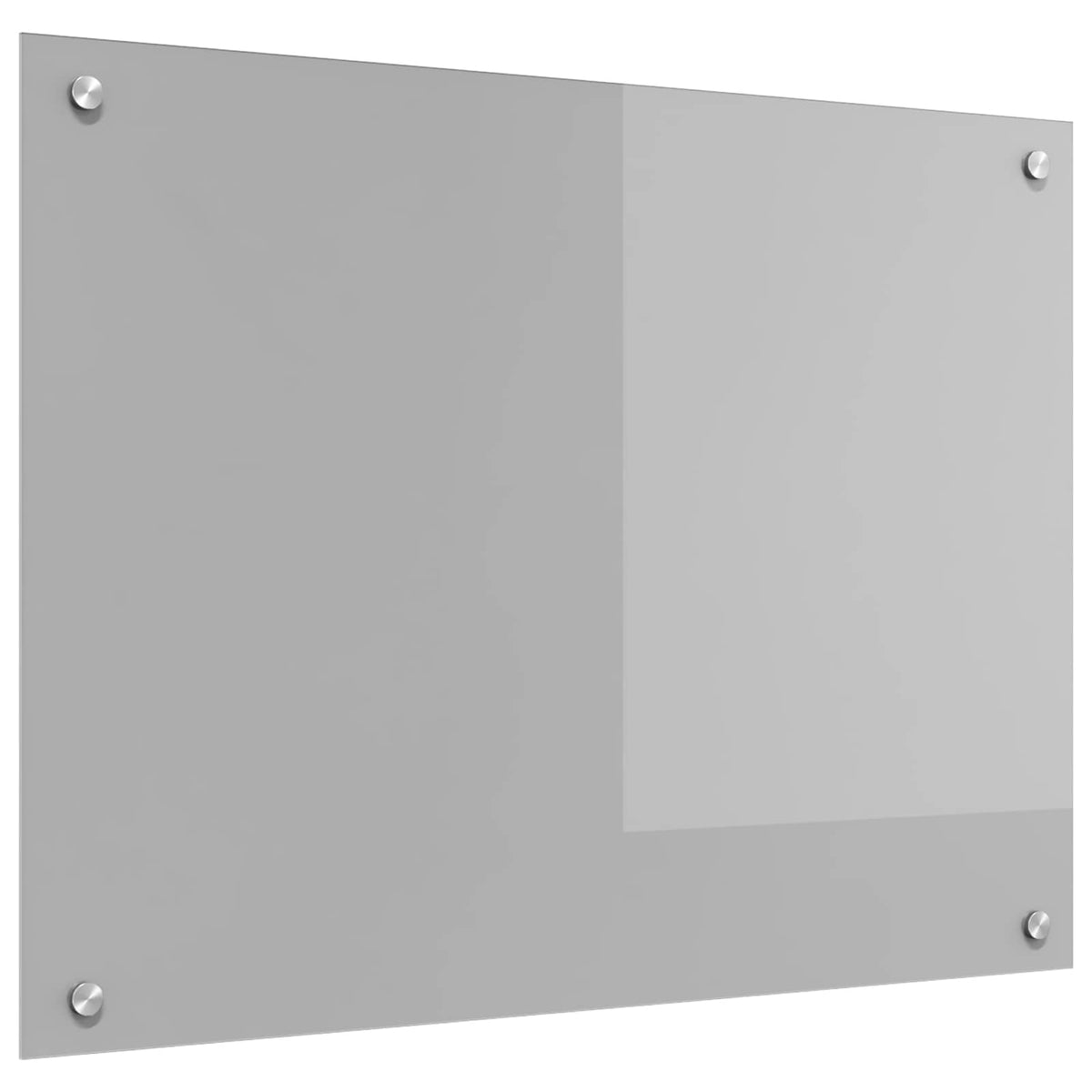 Vidaxxl crédence de cuisine gris clair 80 x 60 cm verre trempé