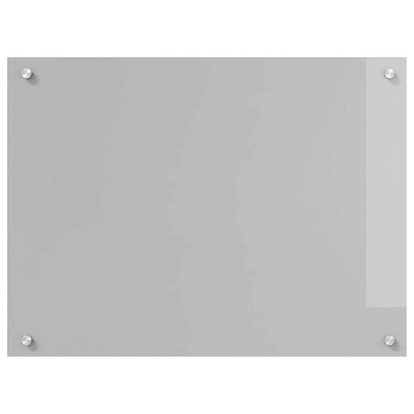 Vidaxxl crédence de cuisine gris clair 80 x 60 cm verre trempé