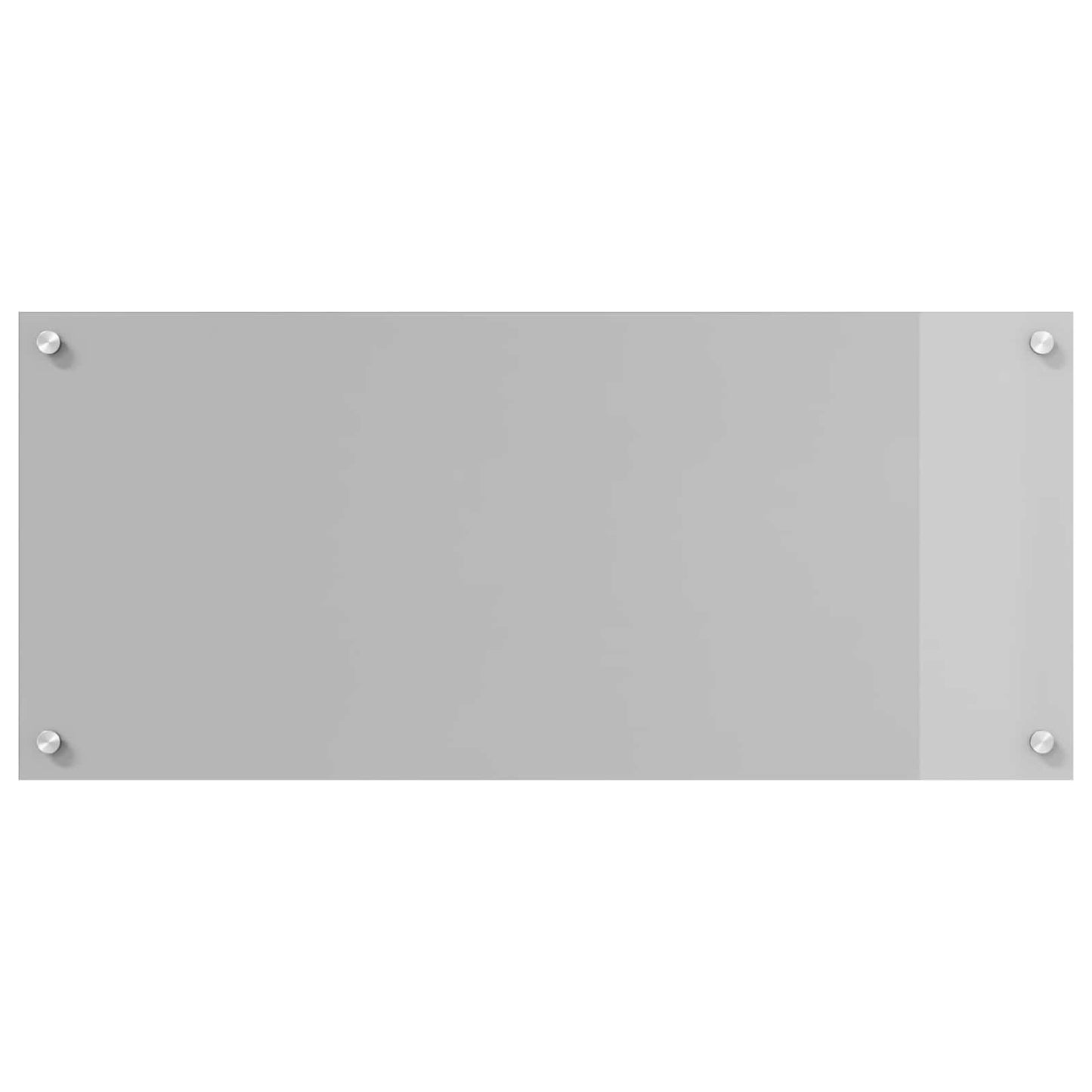 Vidaxxl crédence de cuisine gris clair 90 x 40 cm verre trempé