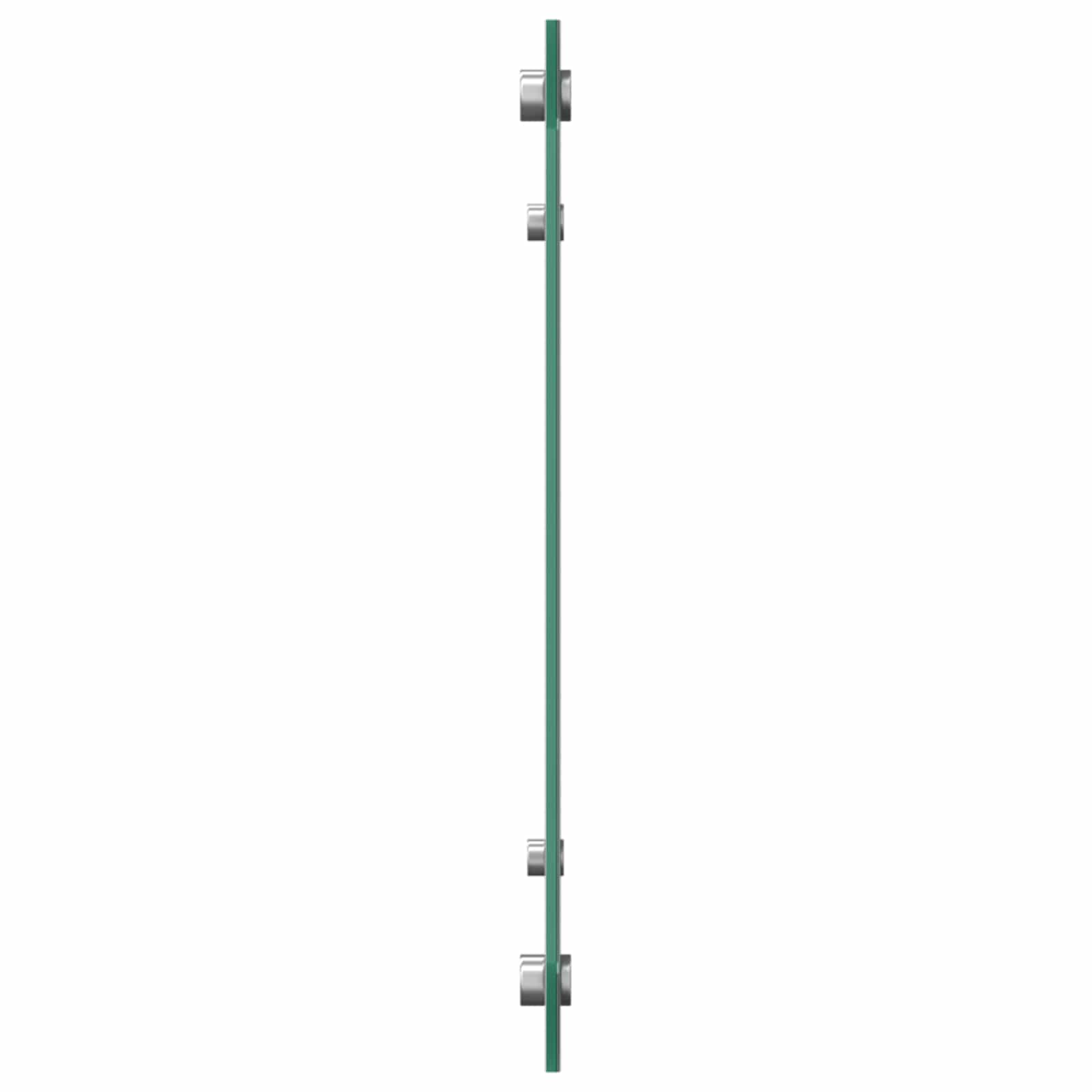 Vidaxxl crédence de cuisine gris clair 90 x 40 cm verre trempé