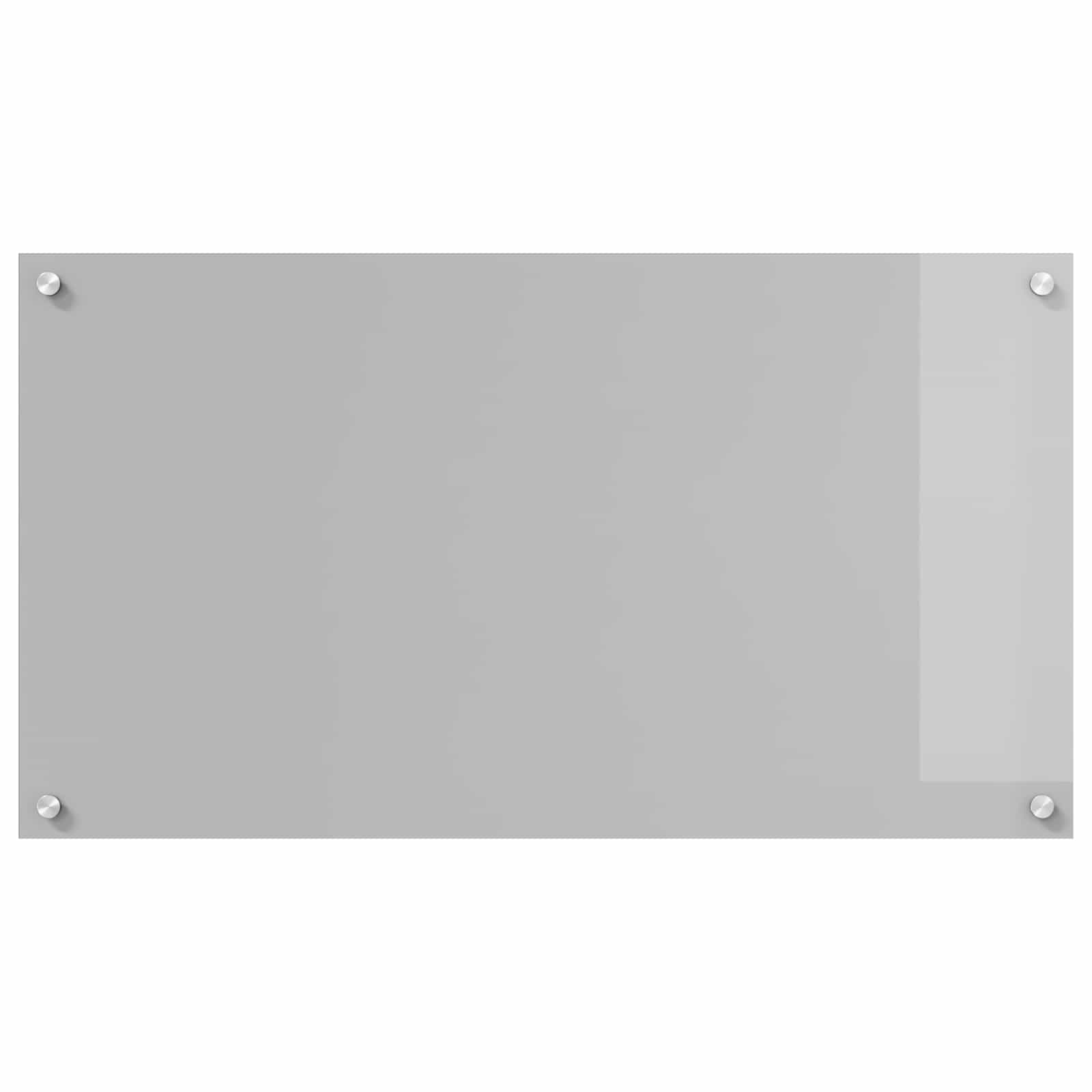 Vidaxxl crédence de cuisine gris clair 90 x 50 cm verre trempé