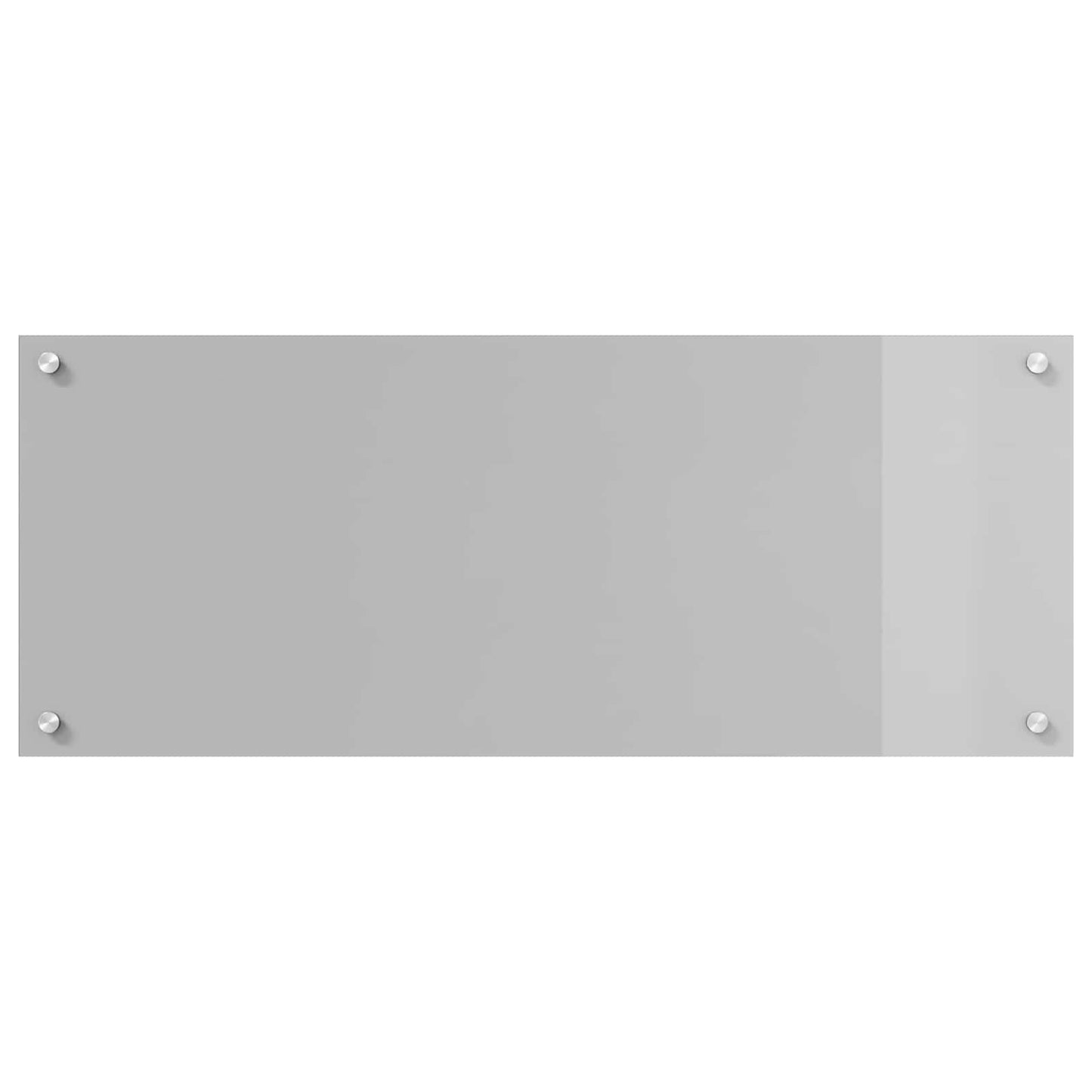 Vidaxxl crédence de cuisine gris clair 100 x 40 cm verre trempé