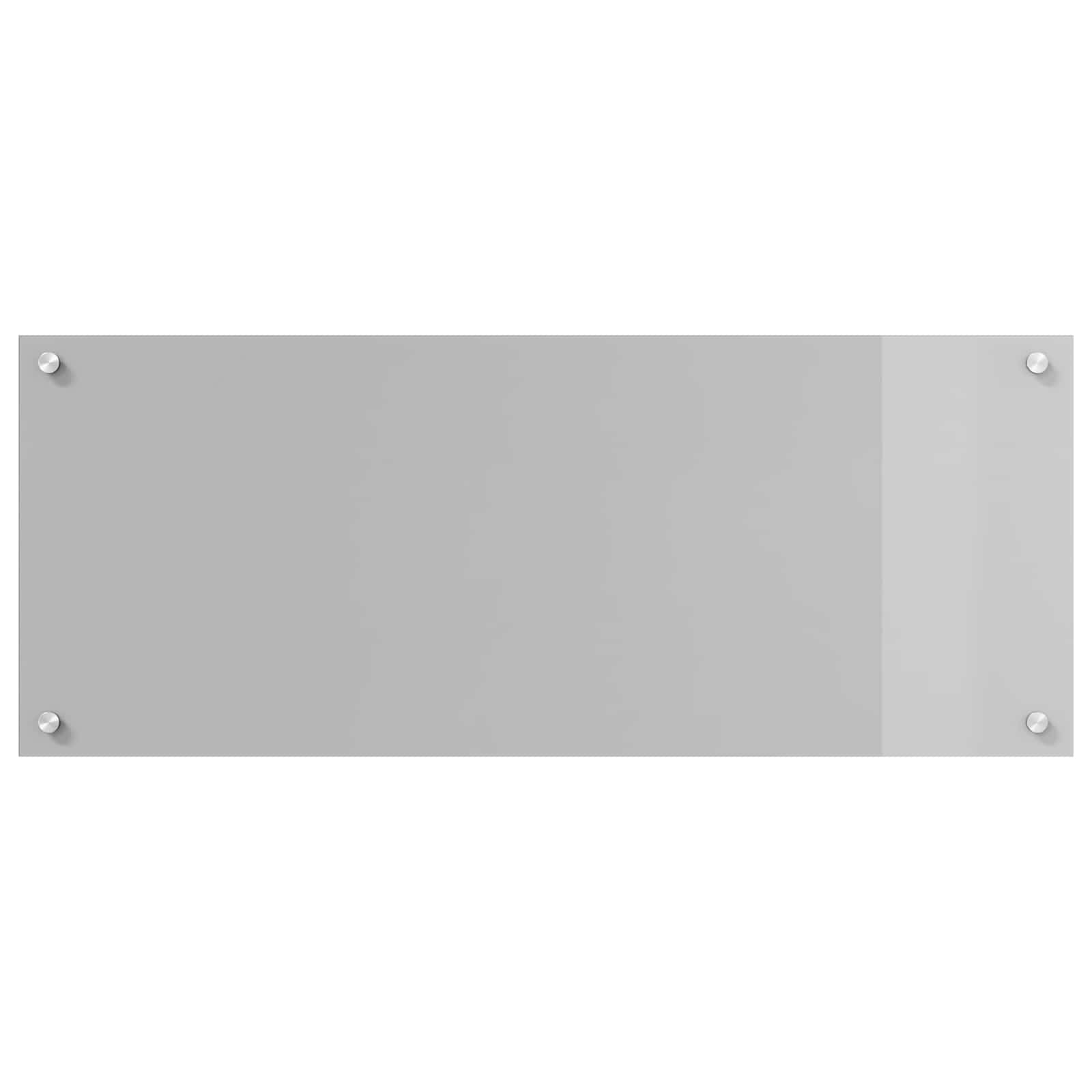 Vidaxxl crédence de cuisine gris clair 100 x 40 cm verre trempé