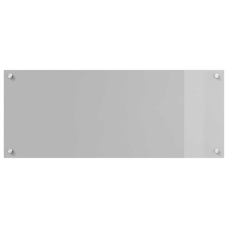 Vidaxxl crédence de cuisine gris clair 100 x 40 cm verre trempé
