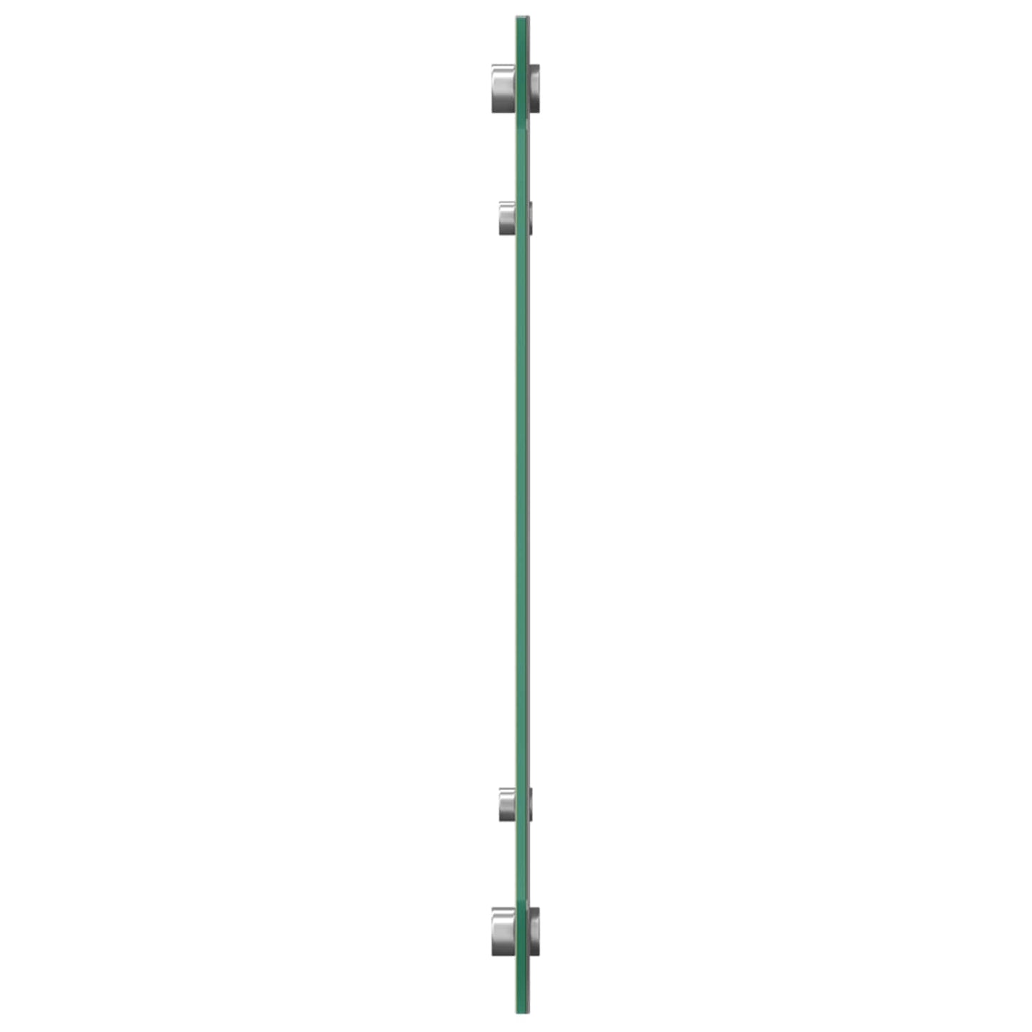 Vidaxxl crédence de cuisine gris clair 100 x 40 cm verre trempé