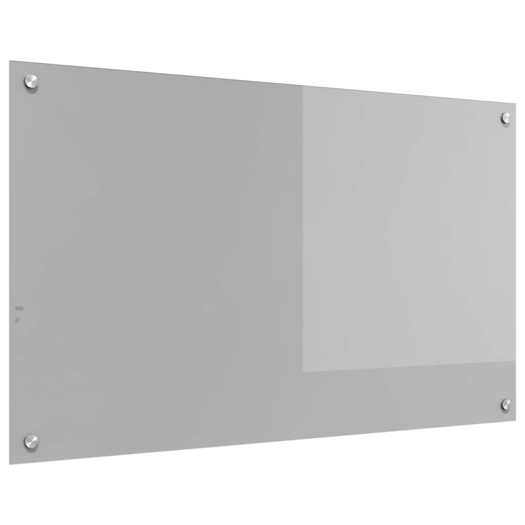 Vidaxxl crédence de cuisine gris clair 100 x 60 cm verre trempé