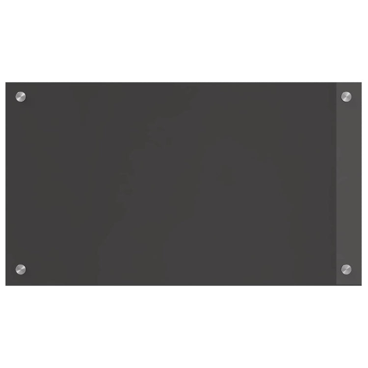 Vidaxxl crédence de cuisine gris foncé 70 x 40 cm verre trempé