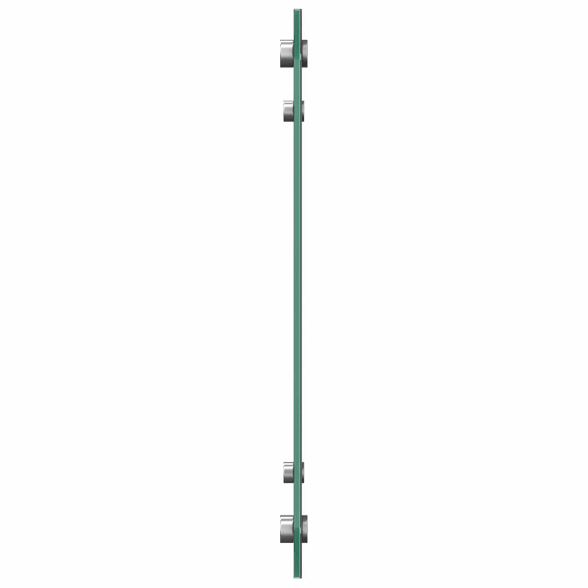 Vidaxxl crédence de cuisine gris foncé 80 x 40 cm verre trempé