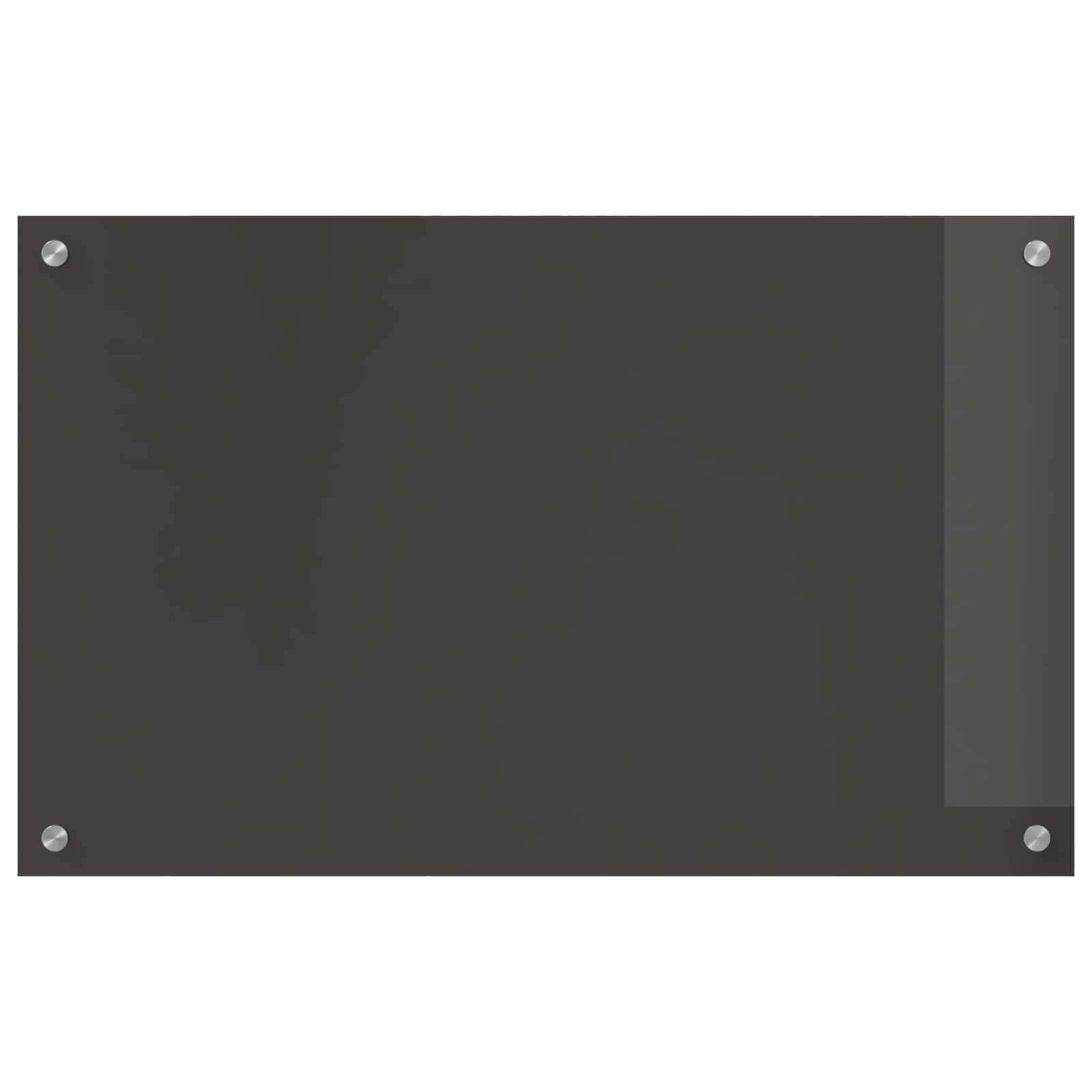 Vidaxxl crédence de cuisine gris foncé 80 x 50 cm verre trempé