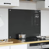 Vidaxxl crédence de cuisine gris foncé 80 x 60 cm verre trempé