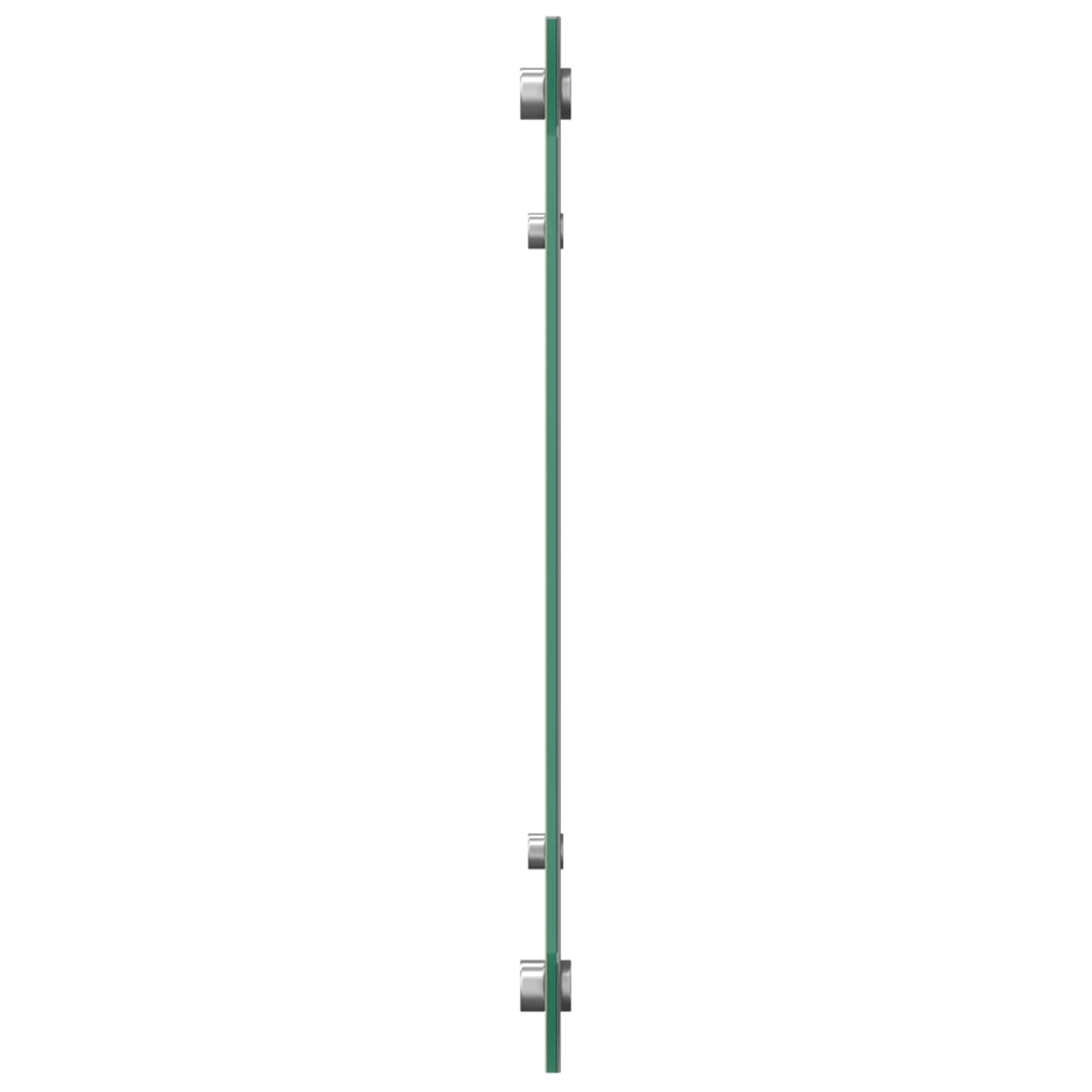 Vidaxxl crédence de cuisine gris foncé 90 x 40 cm verre trempé