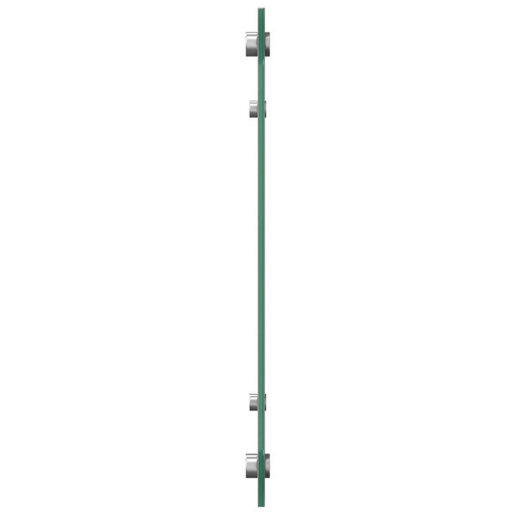 Vidaxxl crédence de cuisine gris foncé 90 x 40 cm verre trempé