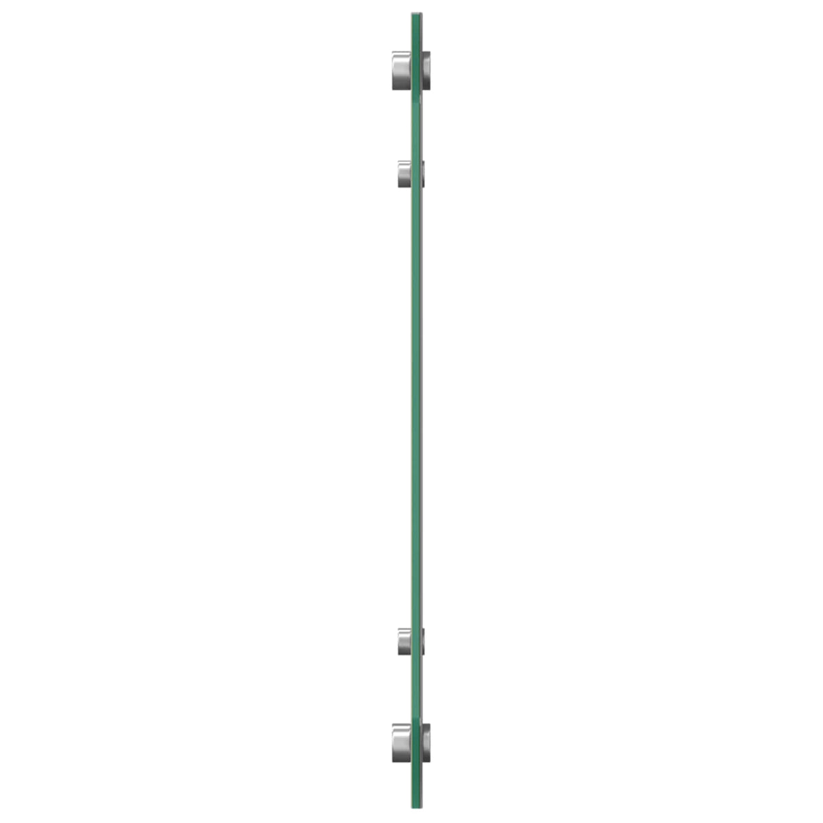 Vidaxxl crédence de cuisine gris foncé 90 x 50 cm verre trempé