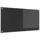 Vidaxxl crédence de cuisine gris foncé 100 x 50 cm verre trempé