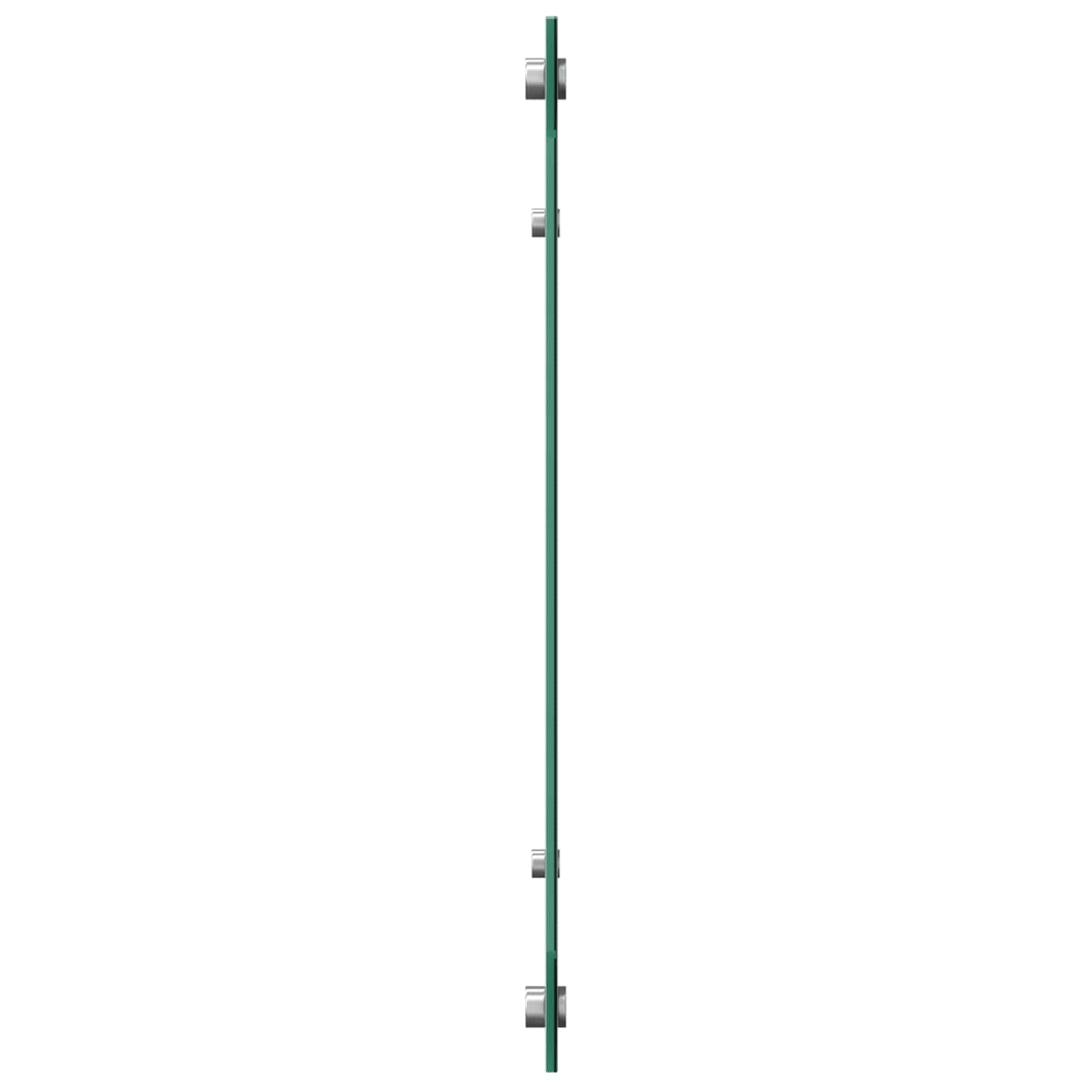 Vidaxxl crédence de cuisine gris foncé 100 x 50 cm verre trempé