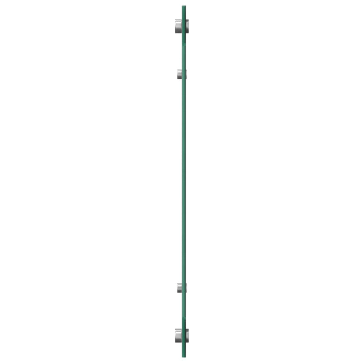 Vidaxxl crédence de cuisine gris foncé 100 x 50 cm verre trempé