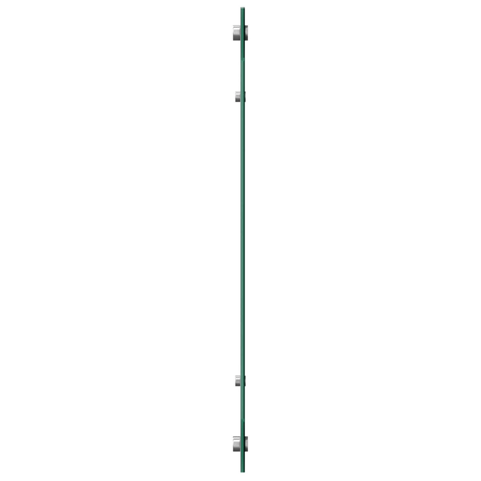 Vidaxxl crédence de cuisine gris foncé 100 x 60 cm verre trempé