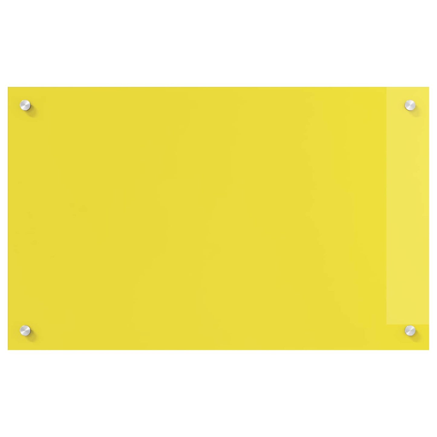 VidaXL crédence de cuisine jaune 80 x 50 cm verre trempé