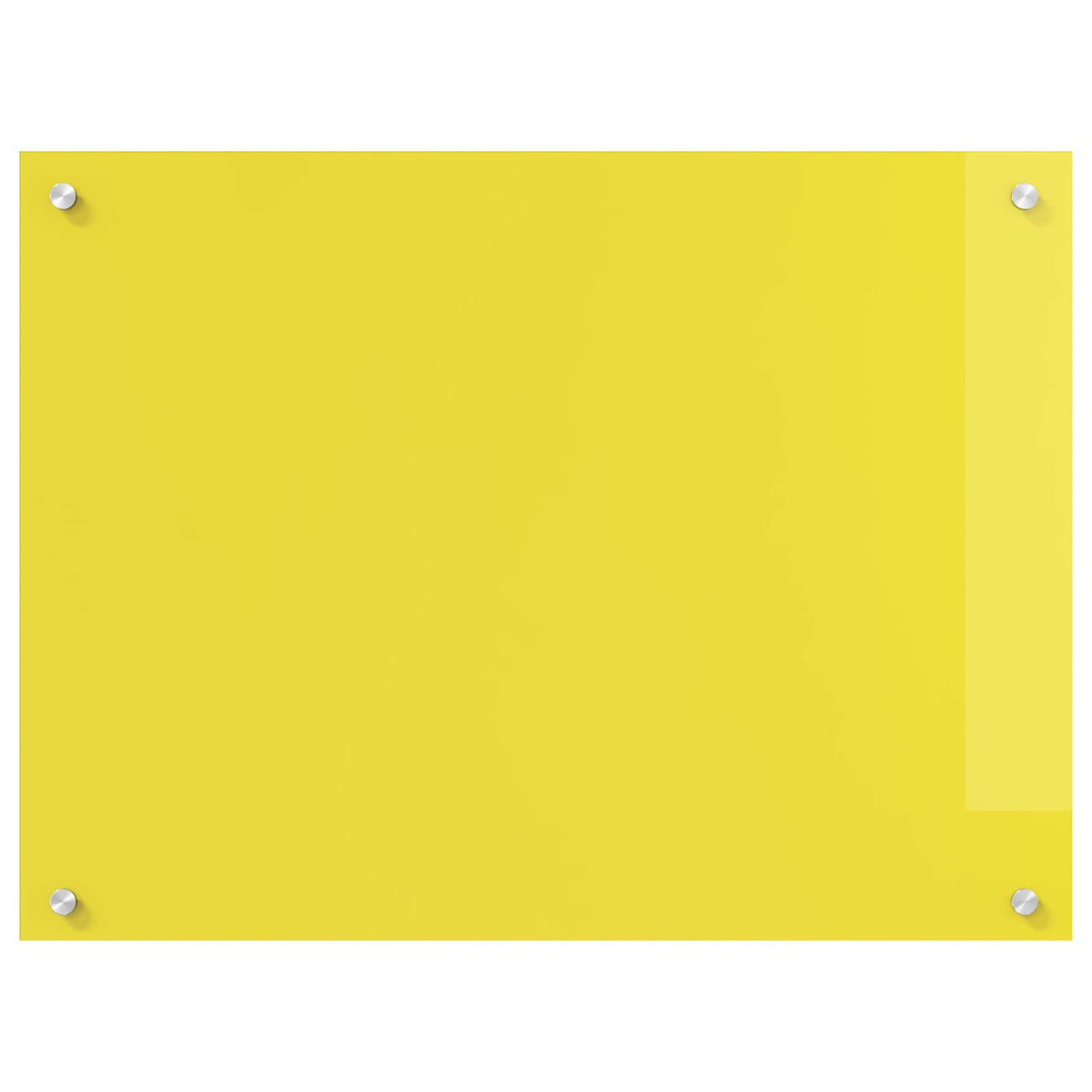 VidaXL crédence de cuisine jaune 80 x 60 cm verre trempé