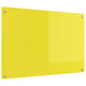 VidaXL crédence de cuisine jaune 90 x 60 cm verre trempé