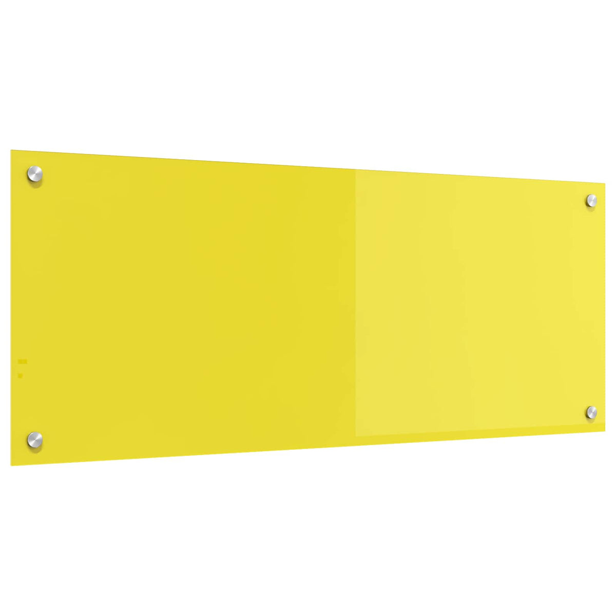 VidaXL crédence de cuisine jaune 100 x 40 cm verre trempé