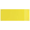 VidaXL crédence de cuisine jaune 100 x 40 cm verre trempé