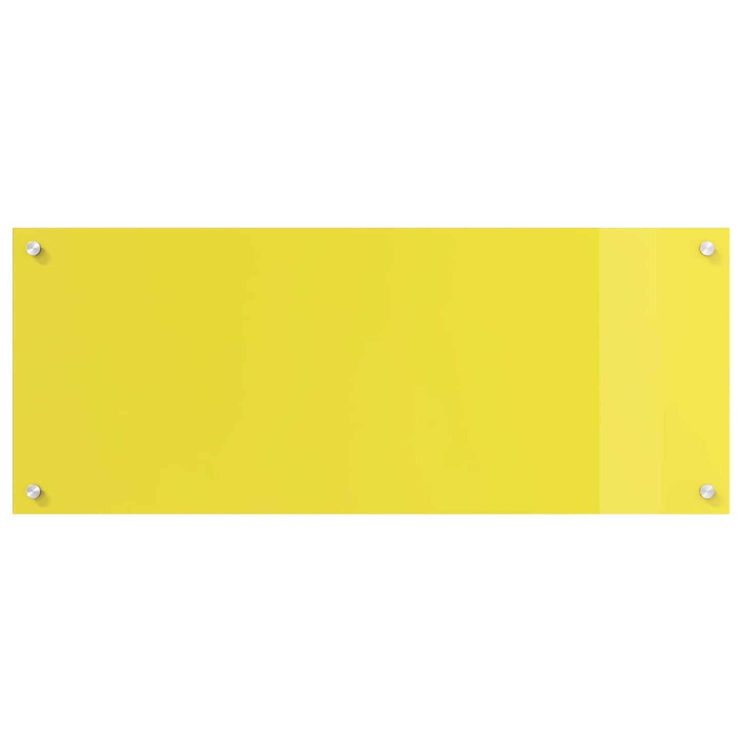 VidaXL crédence de cuisine jaune 100 x 40 cm verre trempé