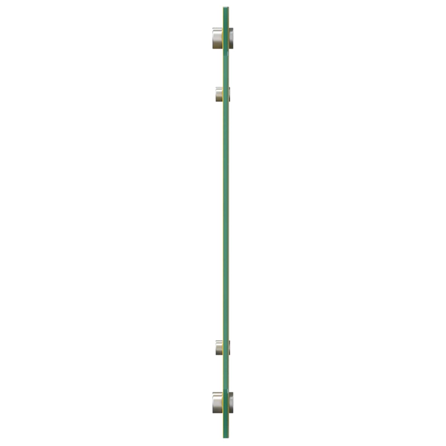 VidaXL crédence de cuisine jaune 100 x 40 cm verre trempé