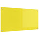 VidaXL crédence de cuisine jaune 100 x 50 cm verre trempé
