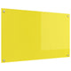 VidaXL crédence de cuisine jaune 100 x 60 cm verre trempé