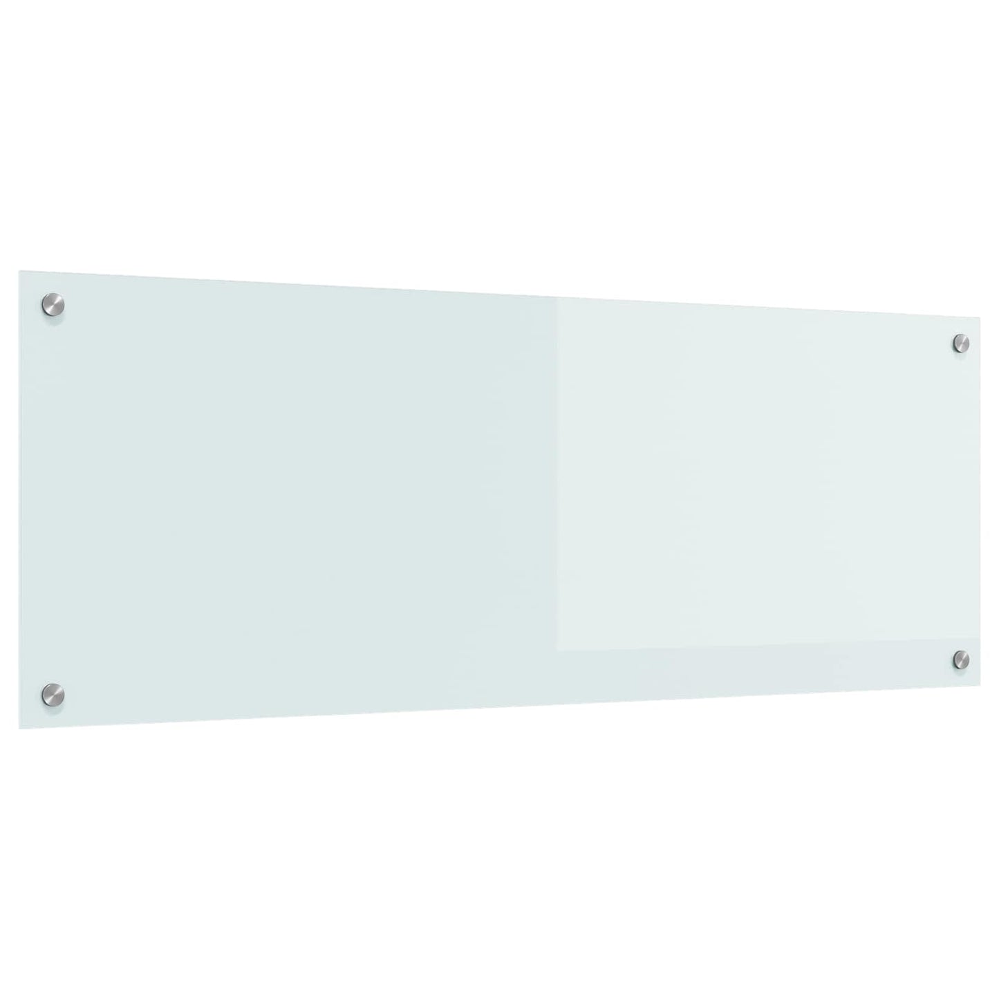 VidaXL crédence de cuisine blanc 110 x 40 cm verre trempé