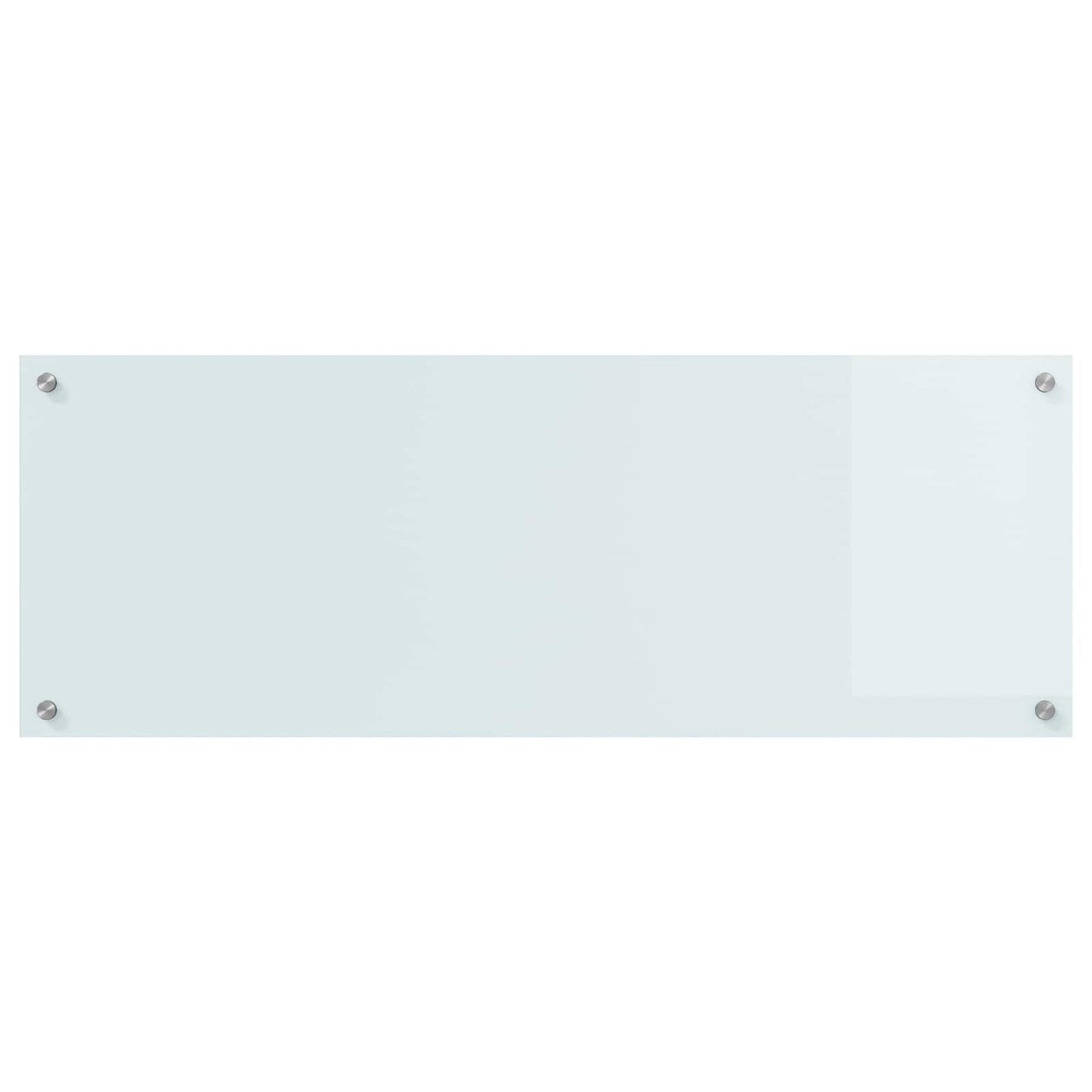 VidaXL crédence de cuisine blanc 110 x 40 cm verre trempé