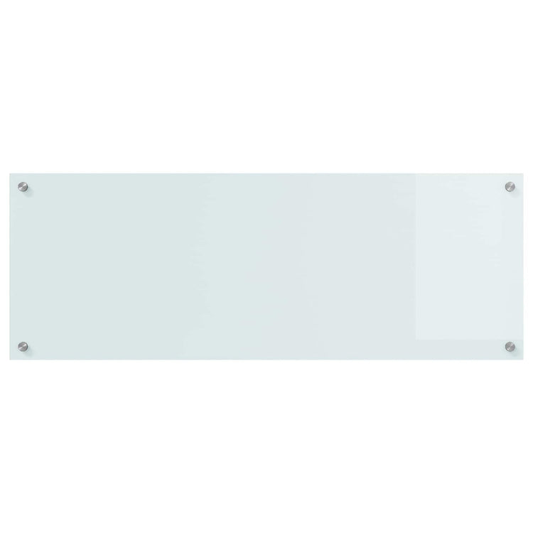 VidaXL crédence de cuisine blanc 110 x 40 cm verre trempé
