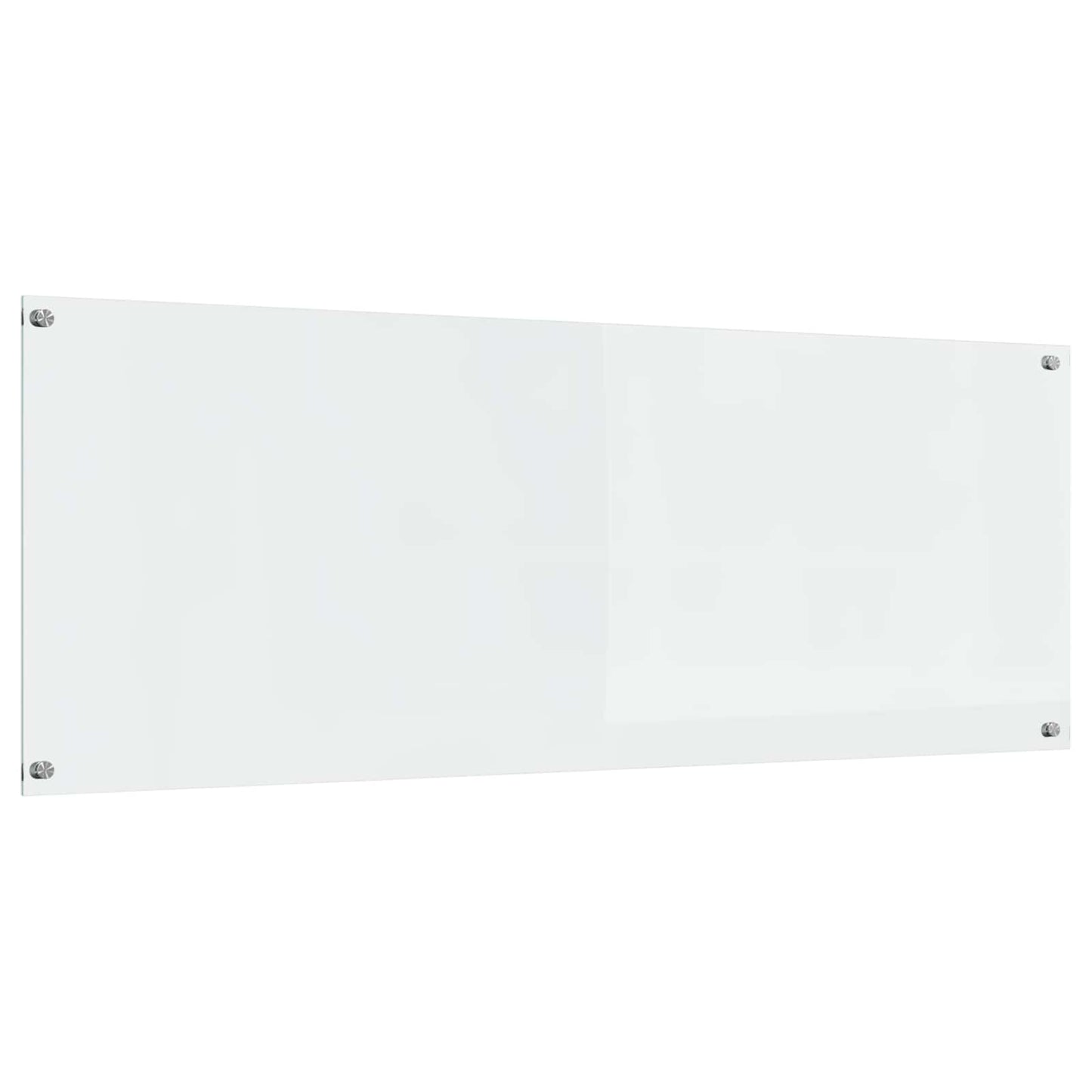 VidaXL crédence de cuisine transparente 110 x 40 cm verre trempé