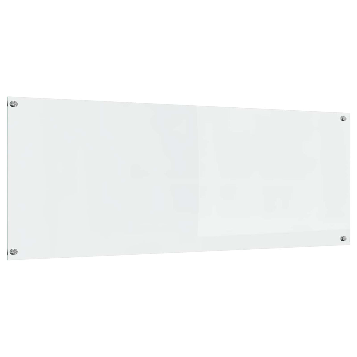 VidaXL crédence de cuisine transparente 110 x 40 cm verre trempé