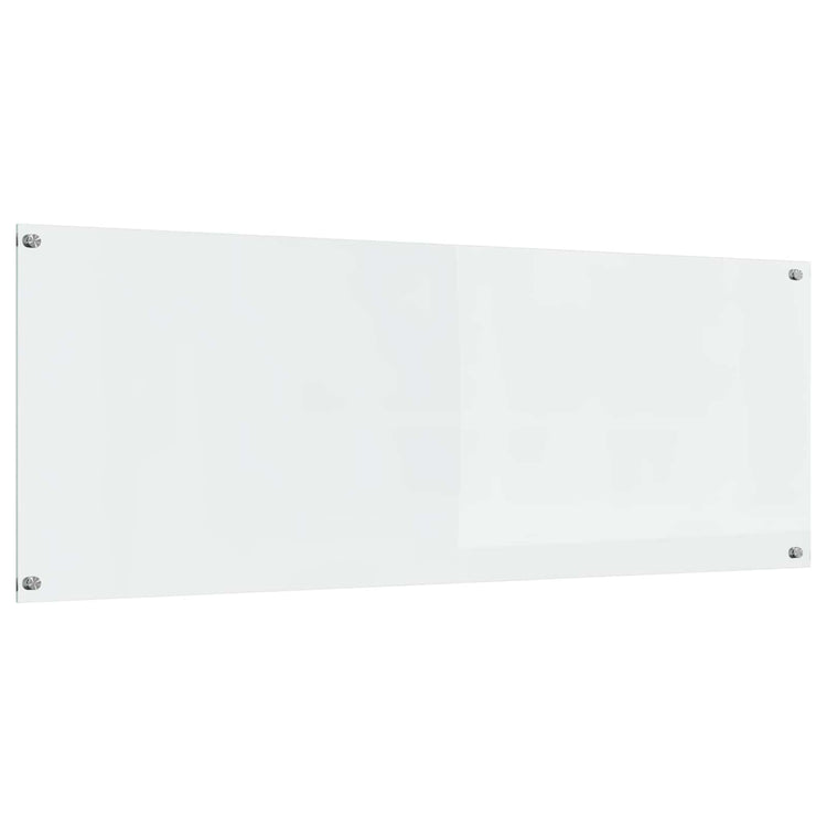 VidaXL crédence de cuisine transparente 110 x 40 cm verre trempé