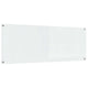 VidaXL crédence de cuisine transparente 110 x 40 cm verre trempé