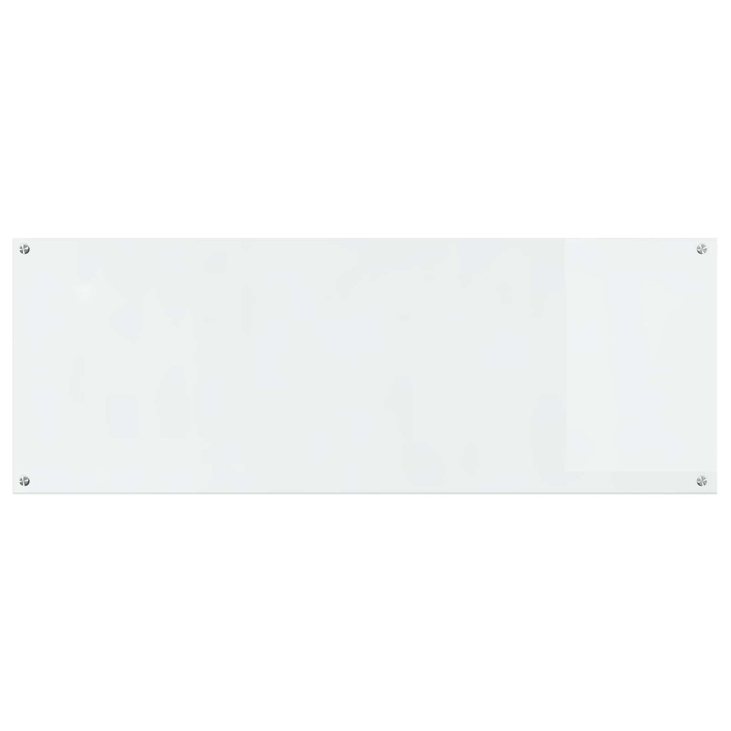VidaXL crédence de cuisine transparente 110 x 40 cm verre trempé