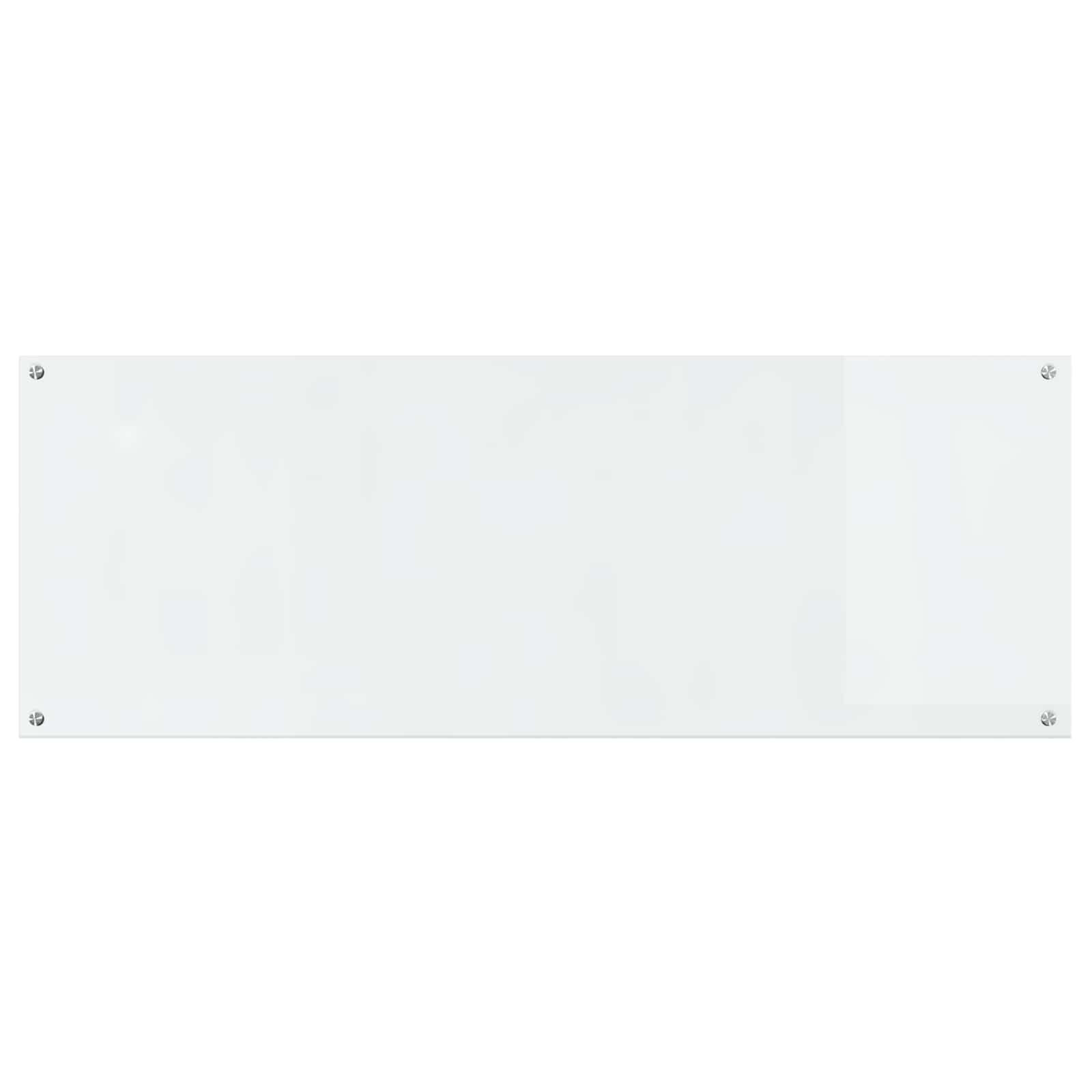 VidaXL crédence de cuisine transparente 110 x 40 cm verre trempé