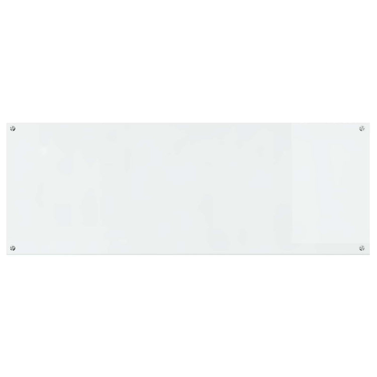 VidaXL crédence de cuisine transparente 110 x 40 cm verre trempé