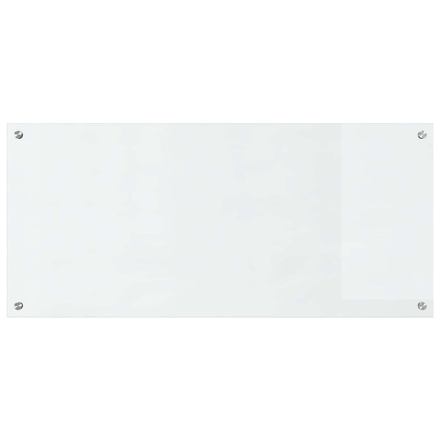 VidaXL crédence de cuisine transparente 110 x 50 cm verre trempé