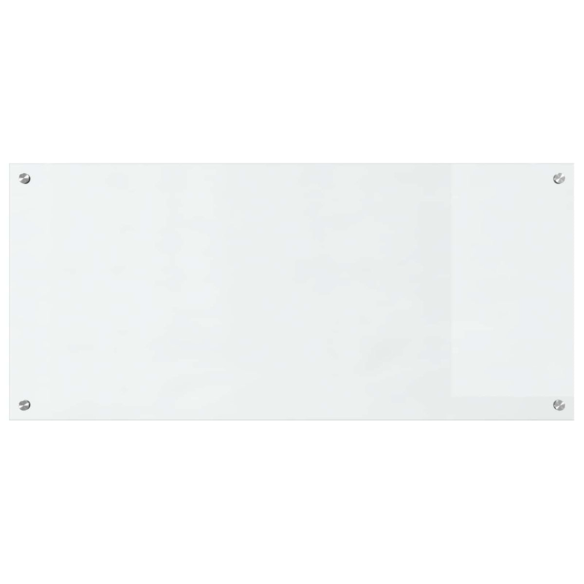 VidaXL crédence de cuisine transparente 110 x 50 cm verre trempé