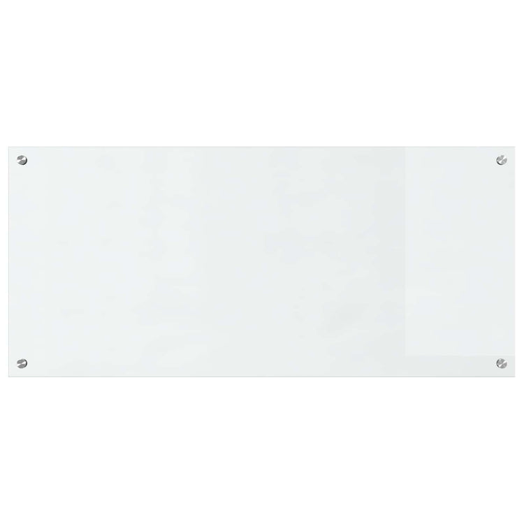 VidaXL crédence de cuisine transparente 110 x 50 cm verre trempé
