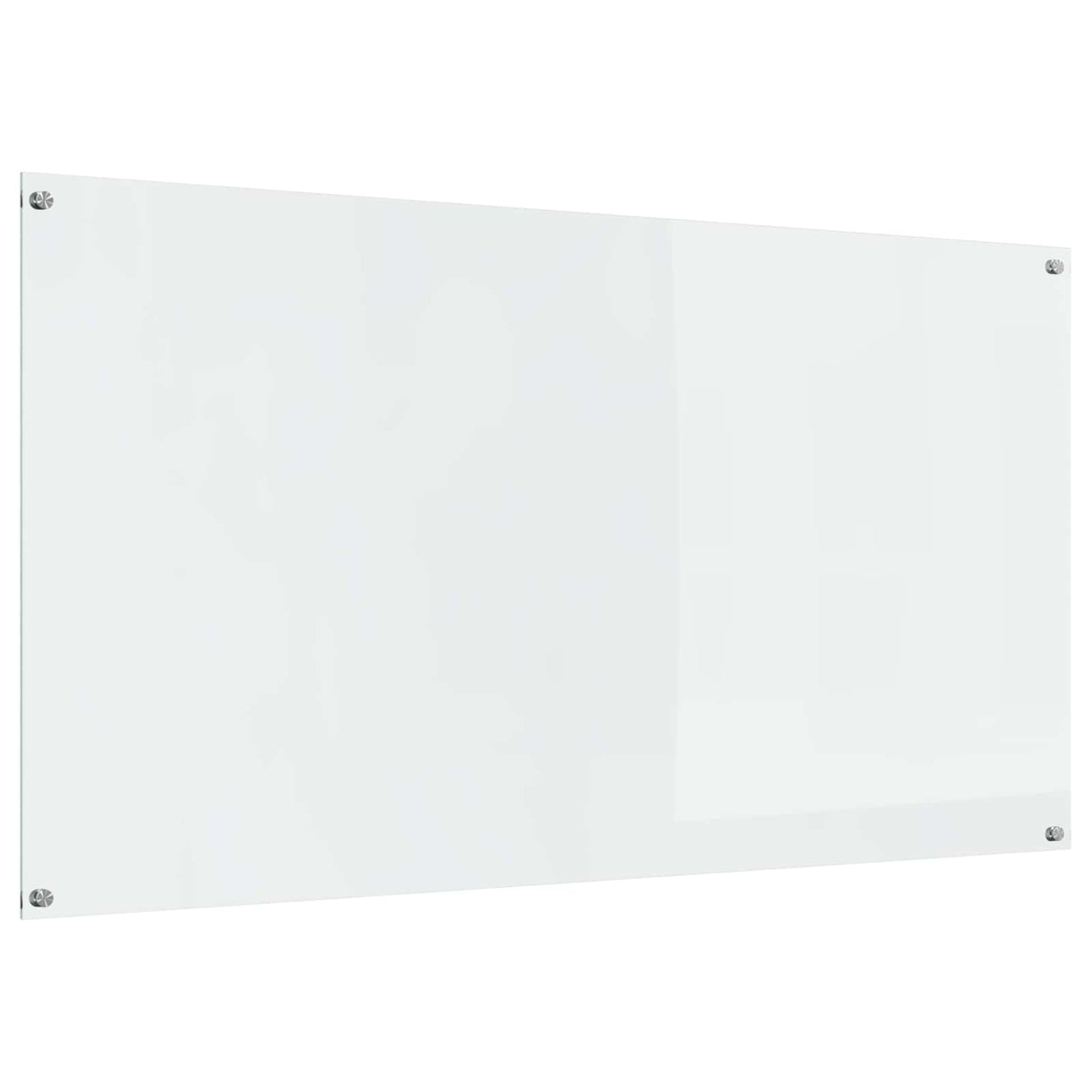 VidaXL crédence de cuisine transparente 110 x 60 cm verre trempé
